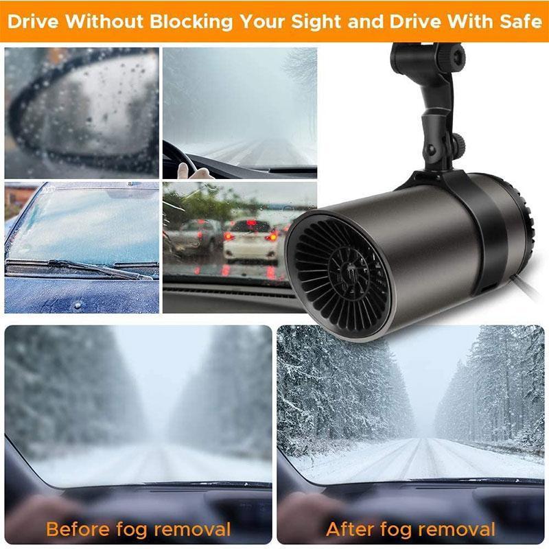 Car Warm Air Blower 12V Heater For Car Window Heater Fan Windshield Defogging Demister Defroster Glass Cleaning Accessories