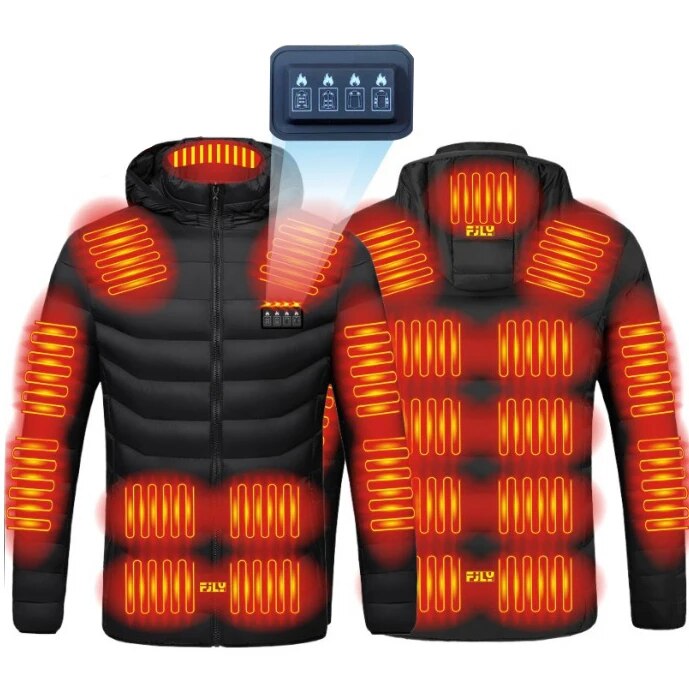 21 Areas Heated Jacket Men Winter Women Motorcycle Jacket Warm Vest Heating Jacket Heated Vest Coat Ski Hiking