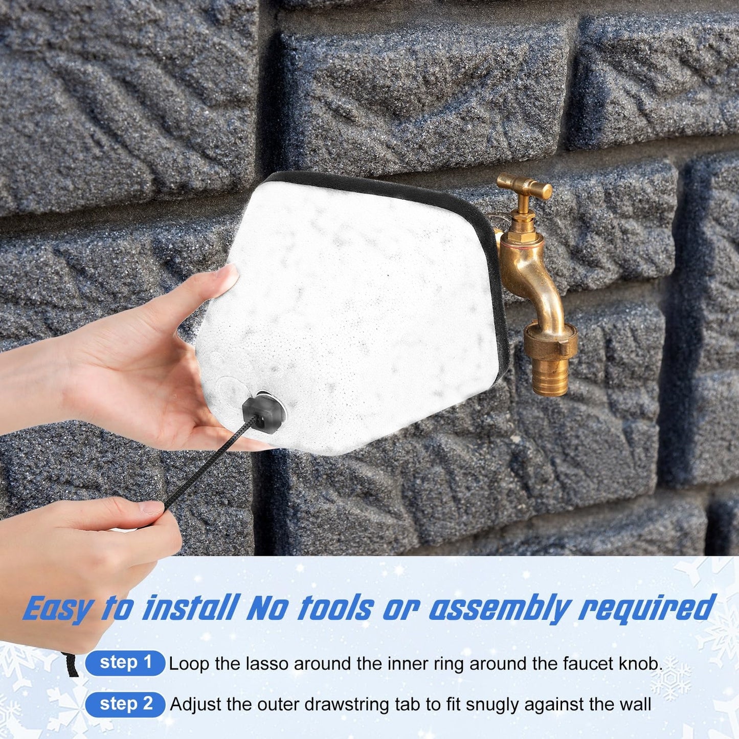 Outdoor Winter Foam Faucet Anti-freezing Protective Cover